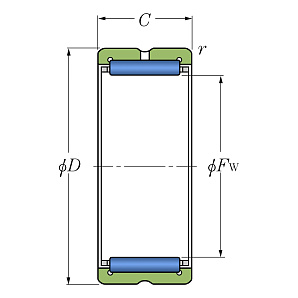Подшипник RNA 4902 Схема